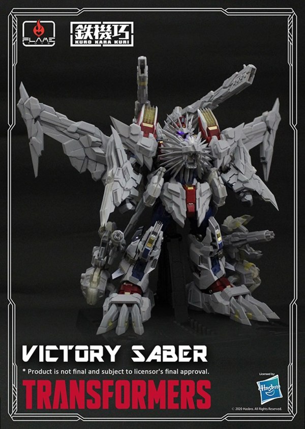 Flame Toys Kuro Kara Kuri Victory Leo Update Featuring New Victory Saber Images  (2 of 3)